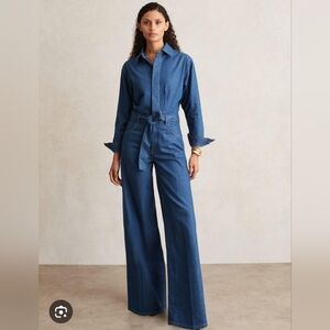 NWT Paige - Cameron Longsleeve Jumpsuit in Maraya